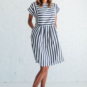 Clad & Cloth Bib Dress